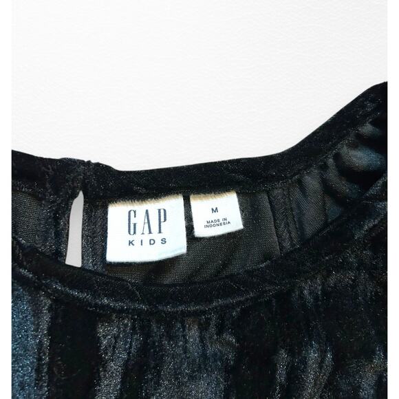 Gap Velour Tiered Dress, Size 8/9 - Picture 5 of 7